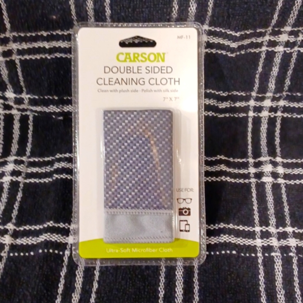 * 2 for $5 * Carson double sided cleaning cloth.